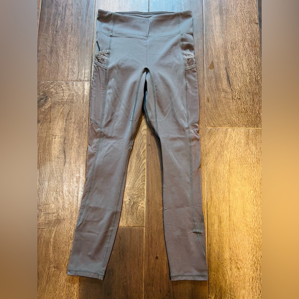 Fabletics Gray High-Waisted Leggings